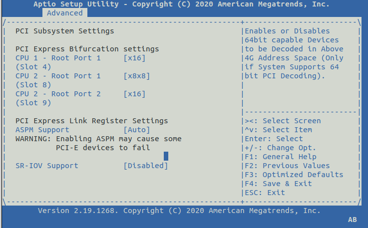 Bifurcation configuration